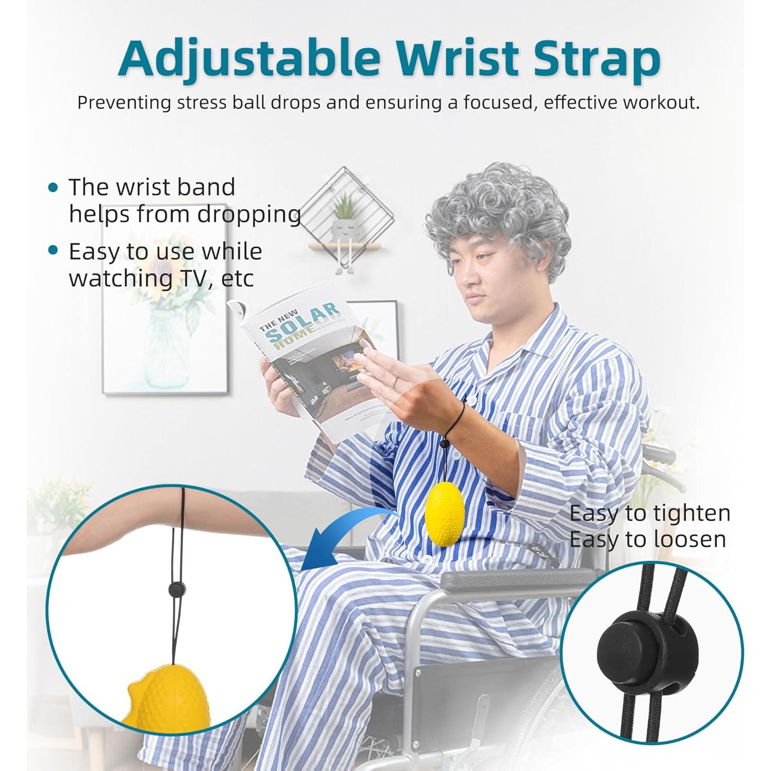 Conjunto de Pelotas Antiestrés Fanwer y Bandas de Resistencia