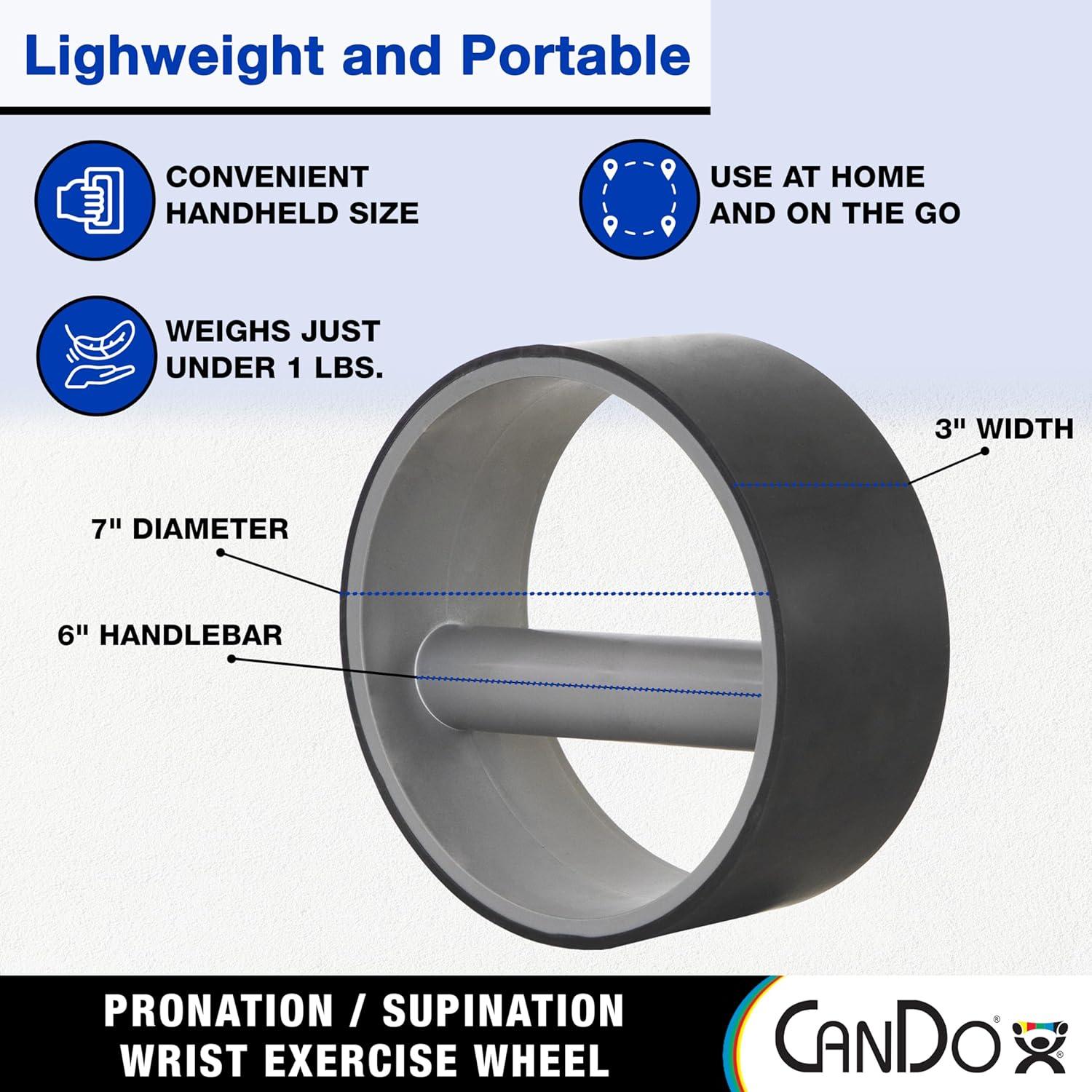 Rueda de Ejercicio Rehabilitadora CanDo 18 cm para Muñeca