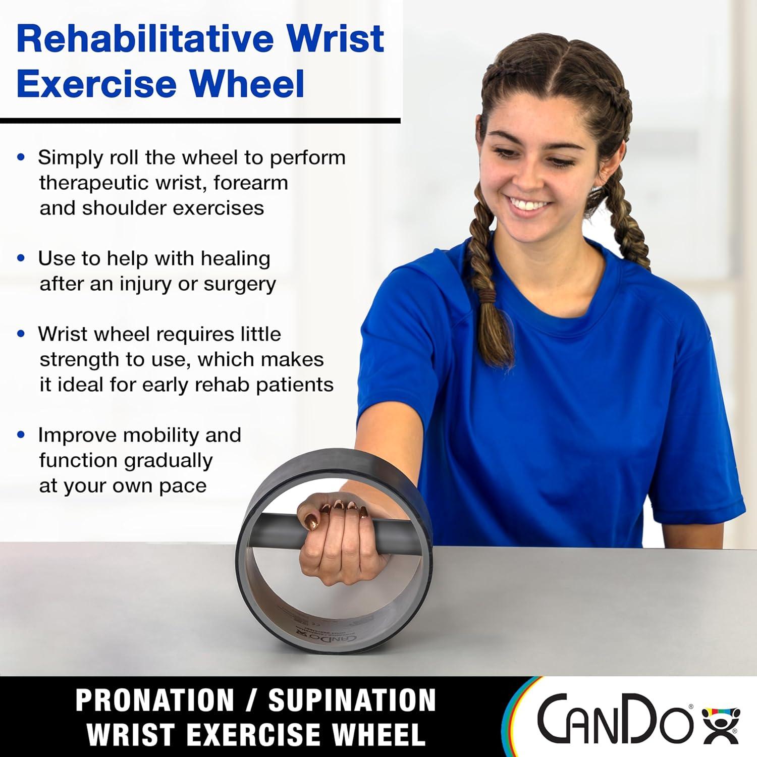Rueda de Ejercicio Rehabilitadora CanDo 18 cm para Muñeca