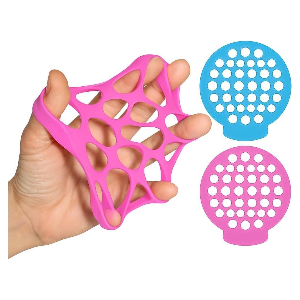 Ejercitador de Dedos BUJIOLA - Terapia de Mano 2-Pack Silicona