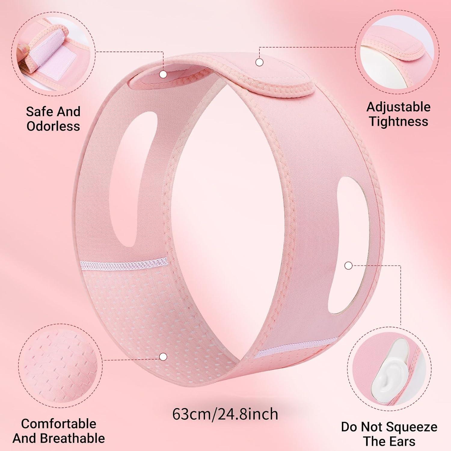 Mascarilla Reutilizable Juskaa para Doble Barbilla Rosa Claro M