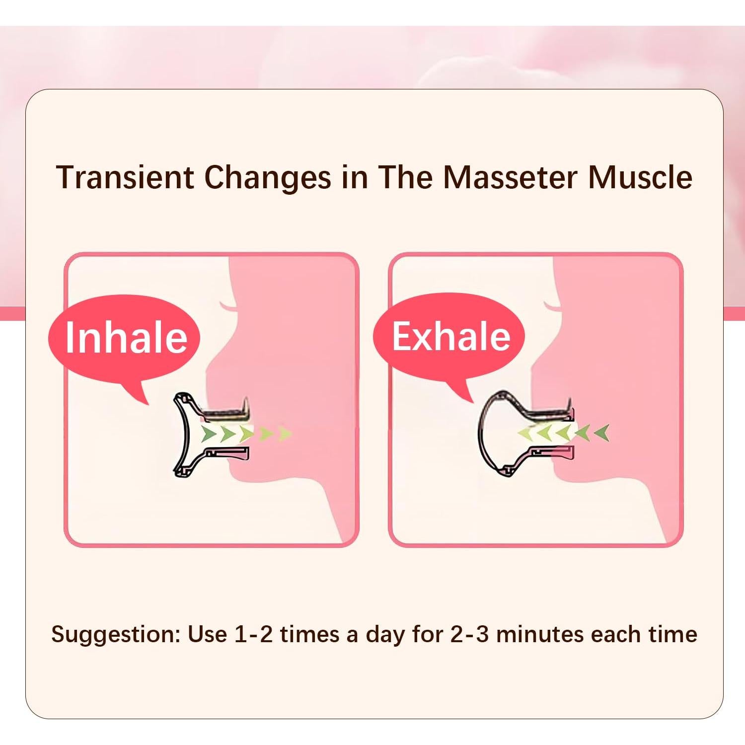 Ejercitador Facial Xoesu - Tonificador de Mandíbula 1 Cuenta