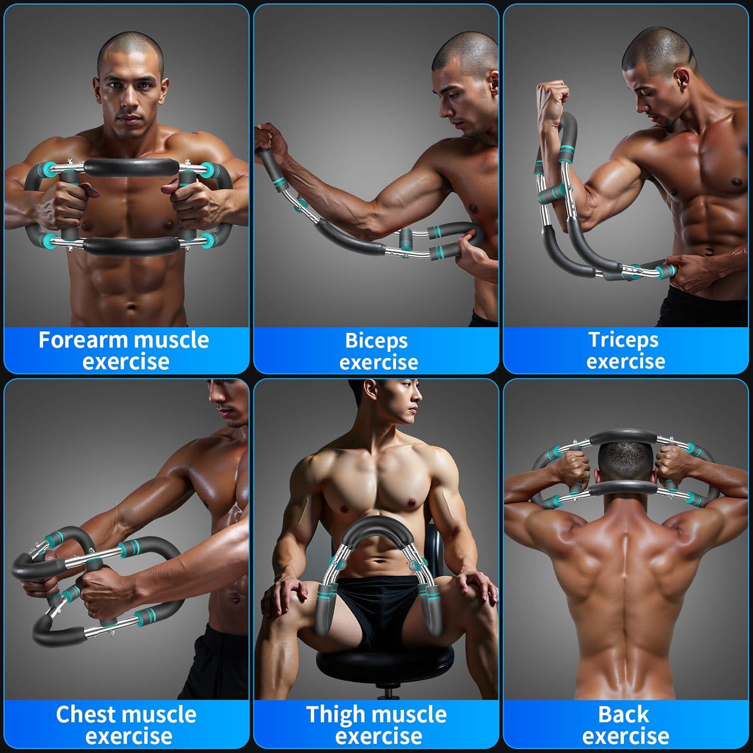 Entrenador de brazos EINOJEOY 27-40.8 kg Resistencia Ajustable