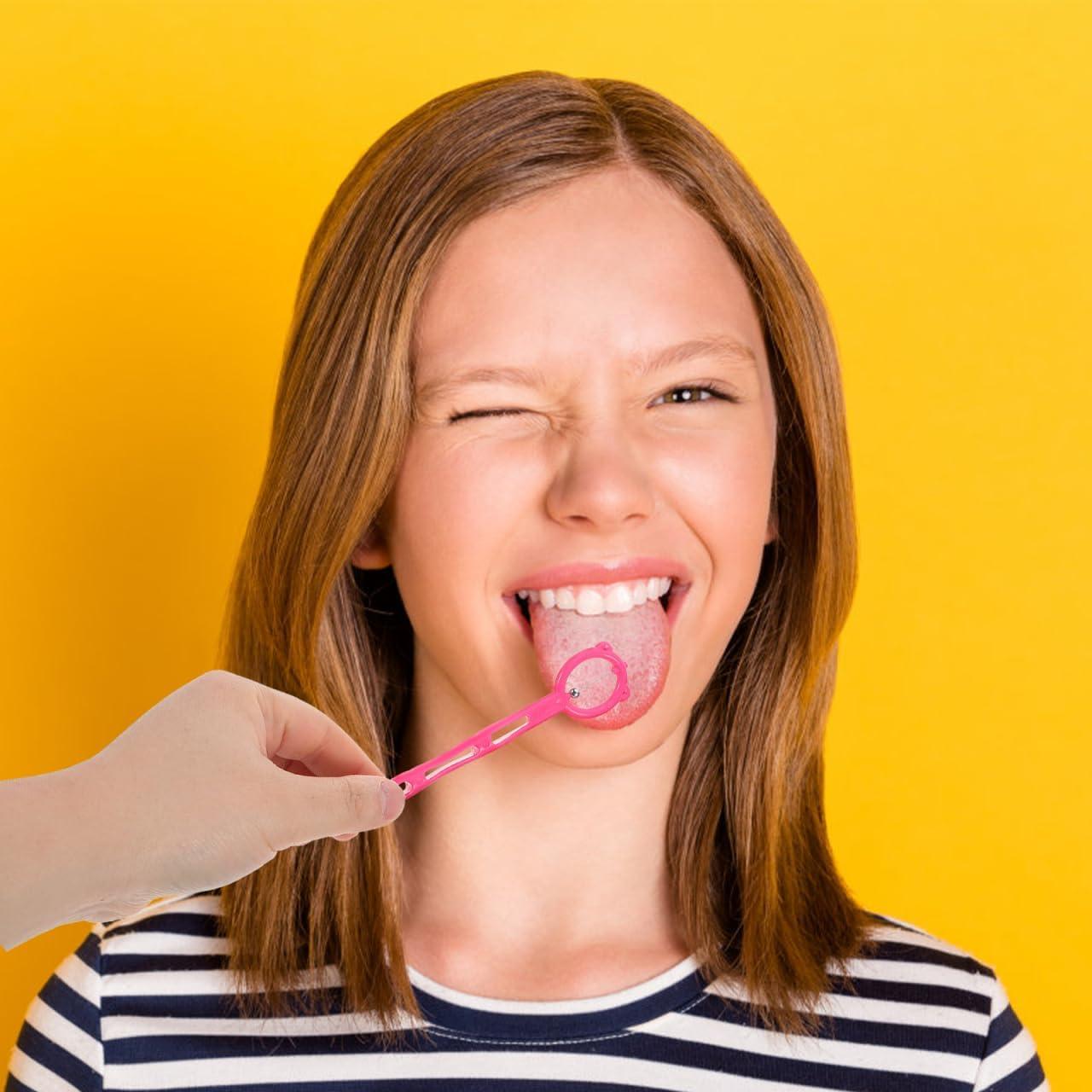 Garneck 4 Piezas Entrenador Muscular Oral para Terapia del Habla