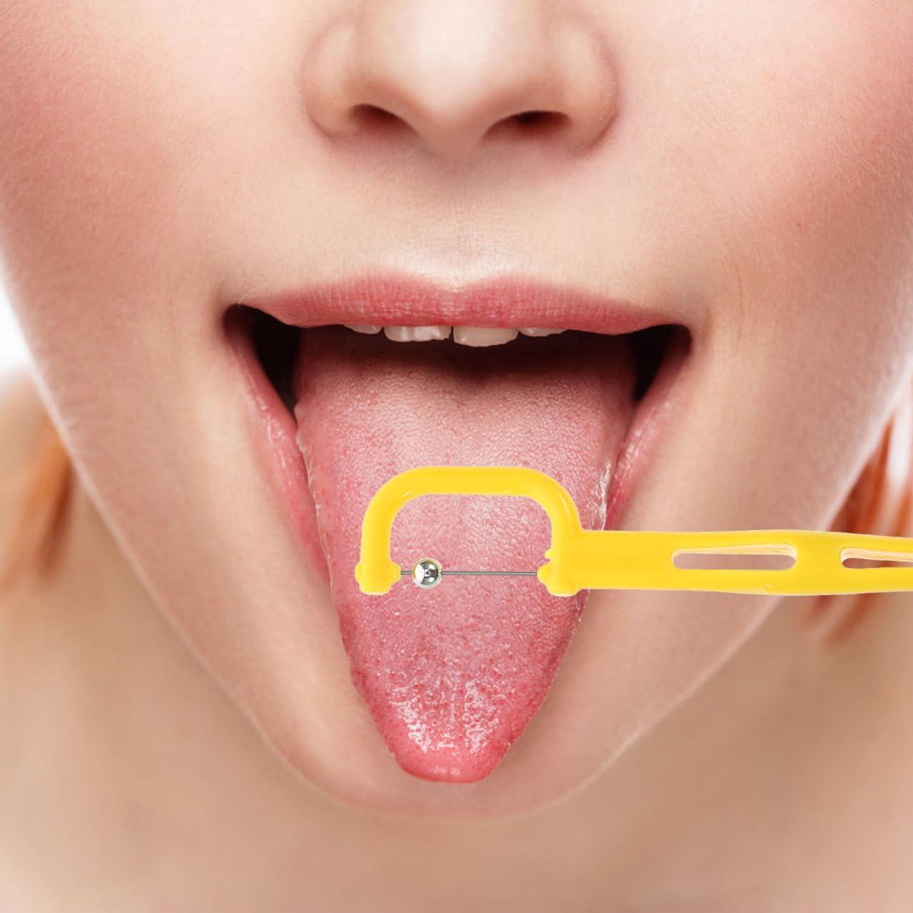 Garneck 4 Piezas Entrenador Muscular Oral para Terapia del Habla