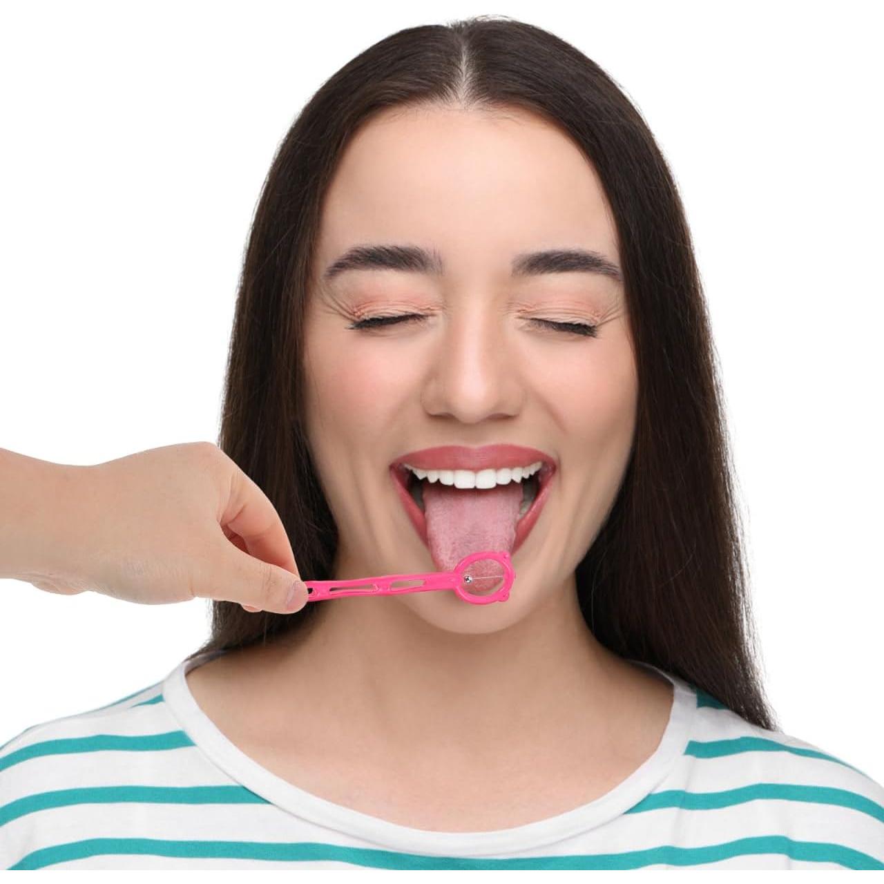 Garneck 4 Piezas Entrenador Muscular Oral para Terapia del Habla