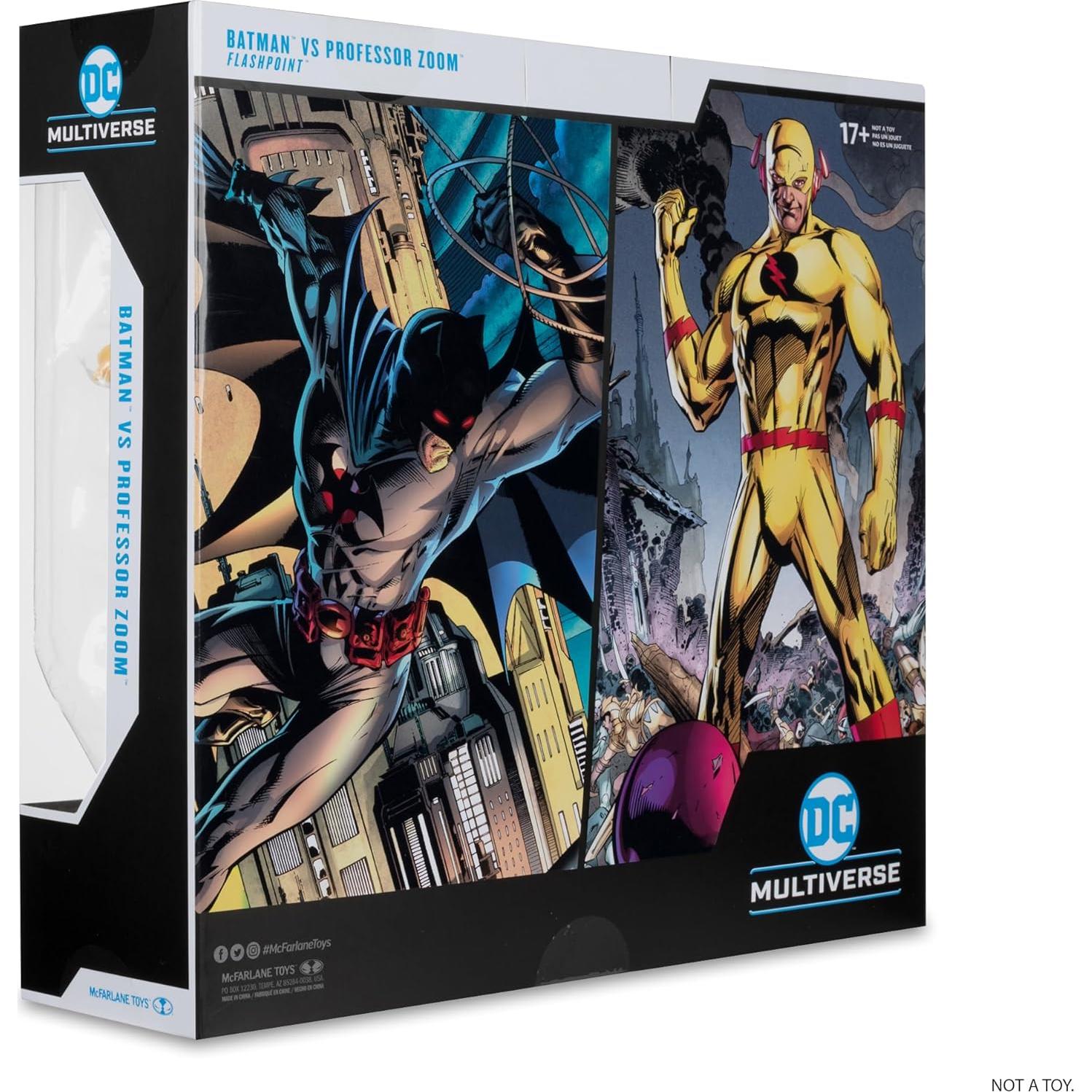 Figura de acción McFarlane DC Multiverse Batman vs Zoom 17,78 cm