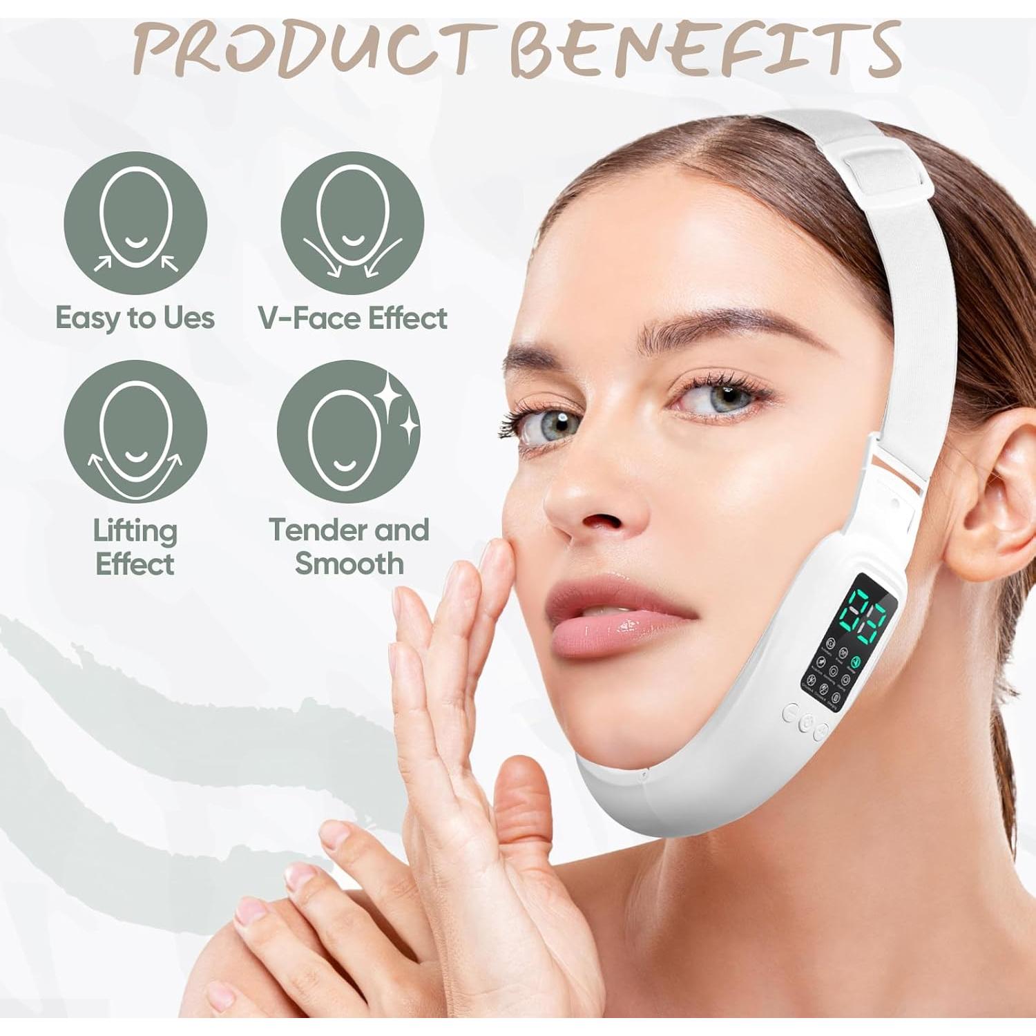 Dispositivo Eléctrico Cteart para Doble Papada - 8 Modos