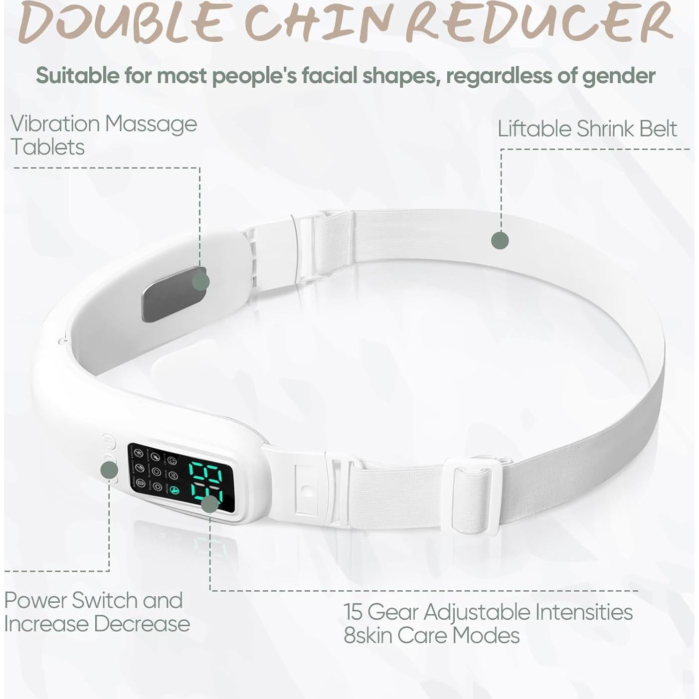 Dispositivo Eléctrico Cteart para Doble Papada - 8 Modos