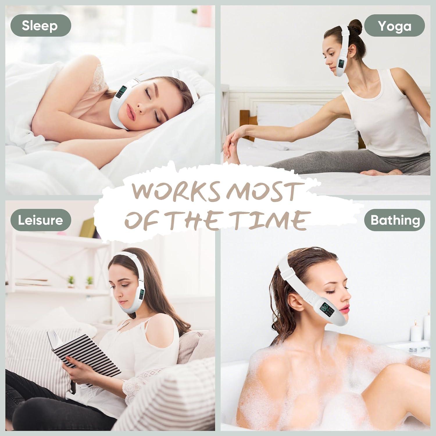 Dispositivo Eléctrico Cteart para Doble Papada - 8 Modos