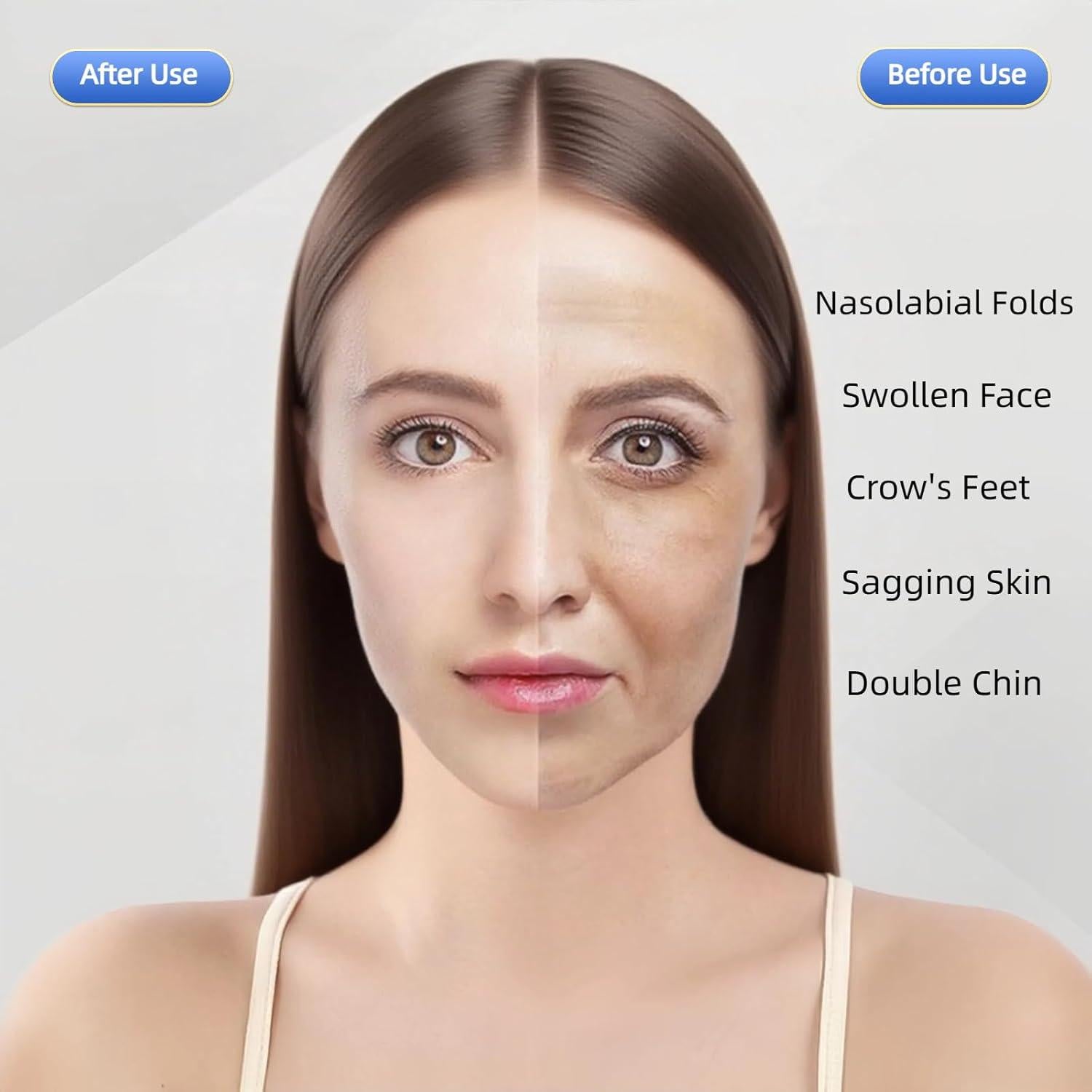 Correa para Barbilla Eavkoar - Modelador Facial en V Tamaño M