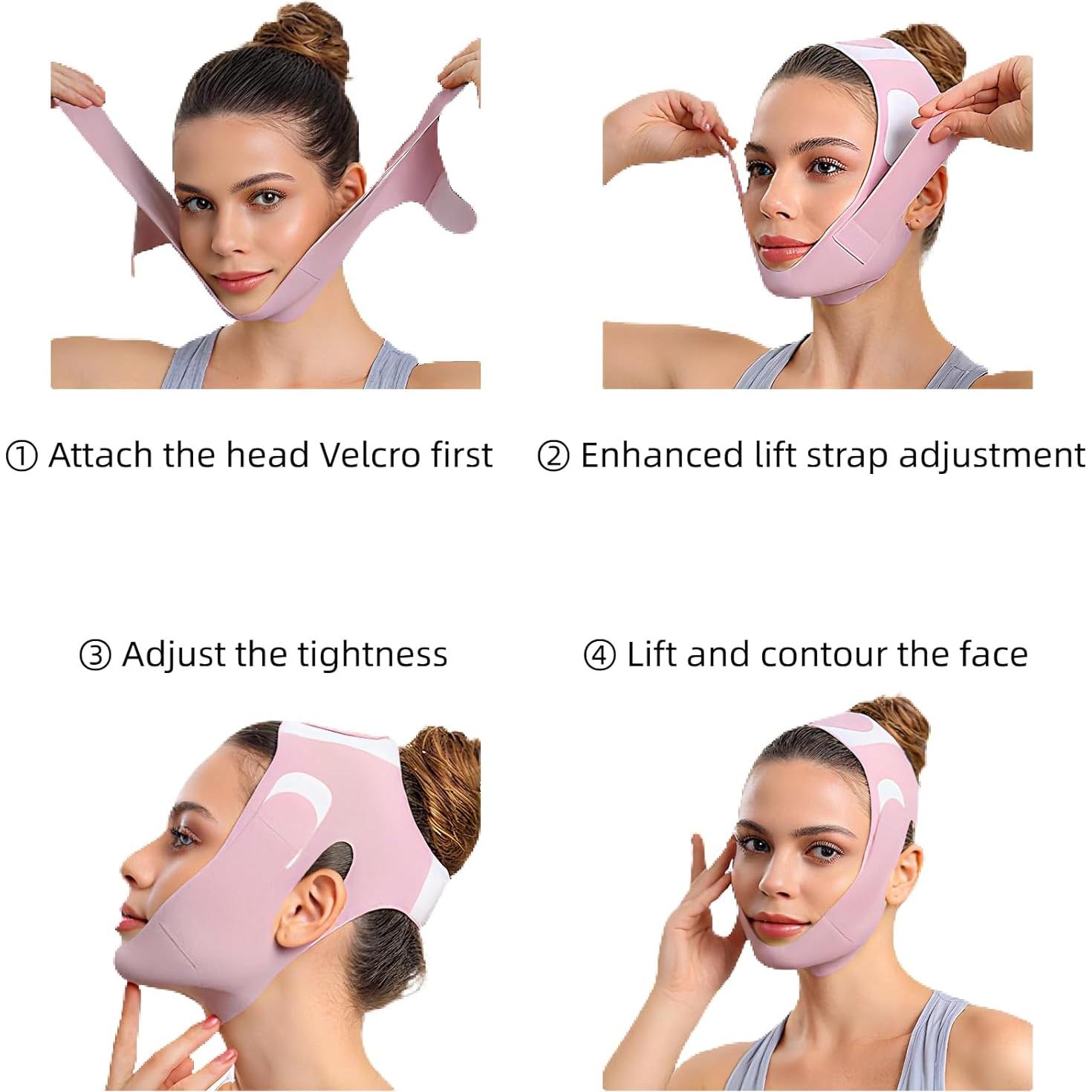 Correa para Barbilla Eavkoar - Modelador Facial en V Tamaño M