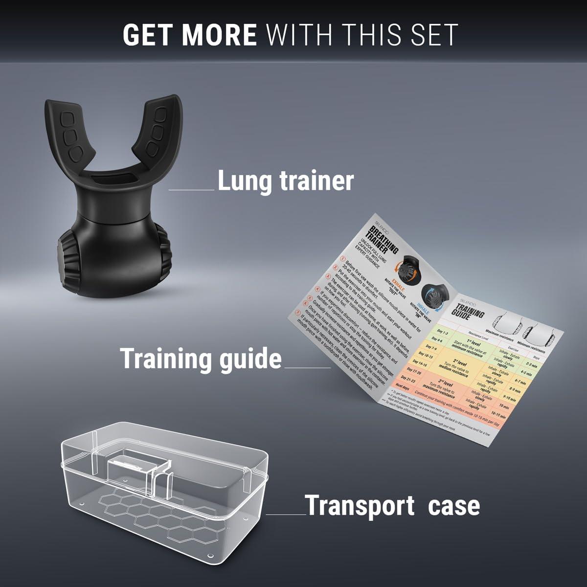 Entrenador de Pulmón Selencio HG-491 | Ejercitador Respiración Doble Resistencia