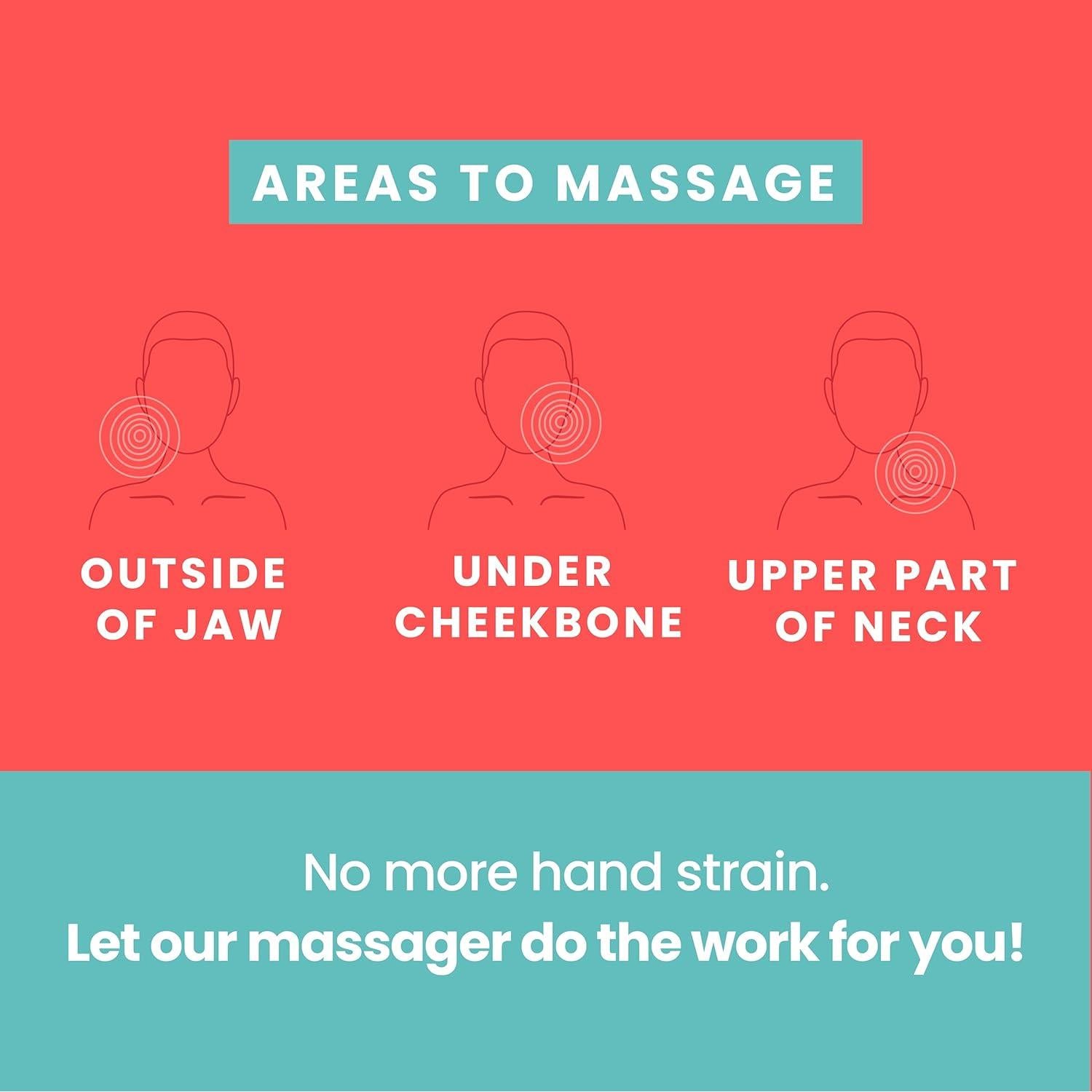 Masajeador Ergonómico LaVie para Alivio de TMJ - Vibración Suave