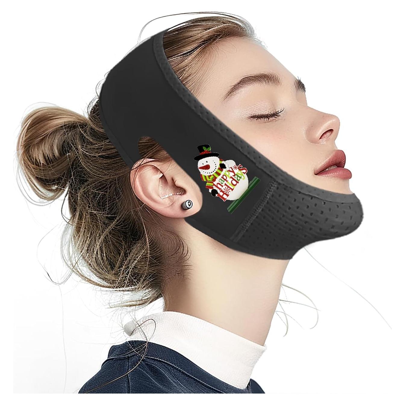 Correa Facial Reutilizable Yuibthr para Dormir - Elevación Barbilla