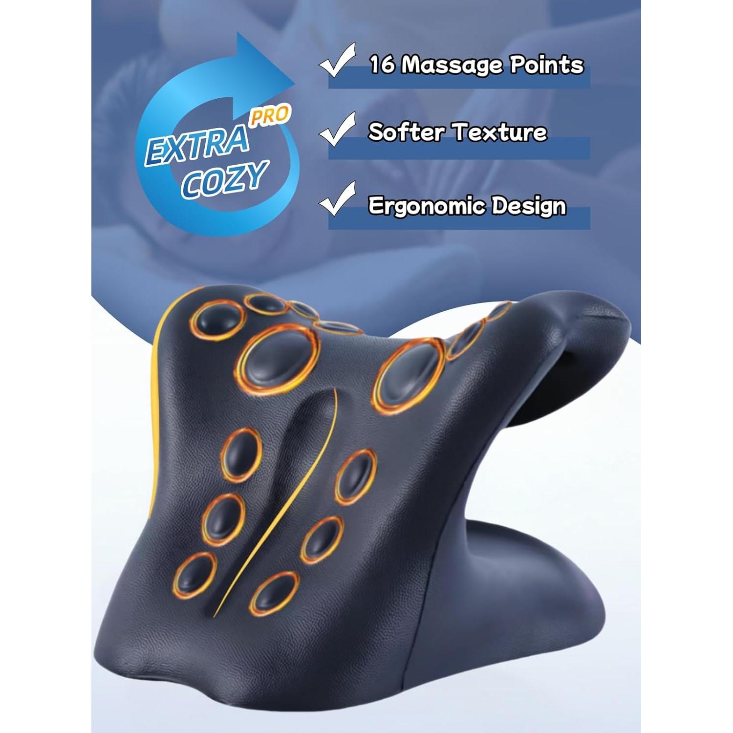 Dispositivo de Tracción Cervical Genérico Negro Pro - Alivio Dolor Cuello