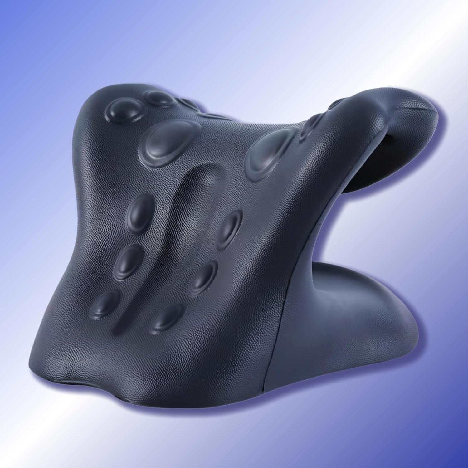 Dispositivo de Tracción Cervical Genérico Negro Pro - Alivio Dolor Cuello