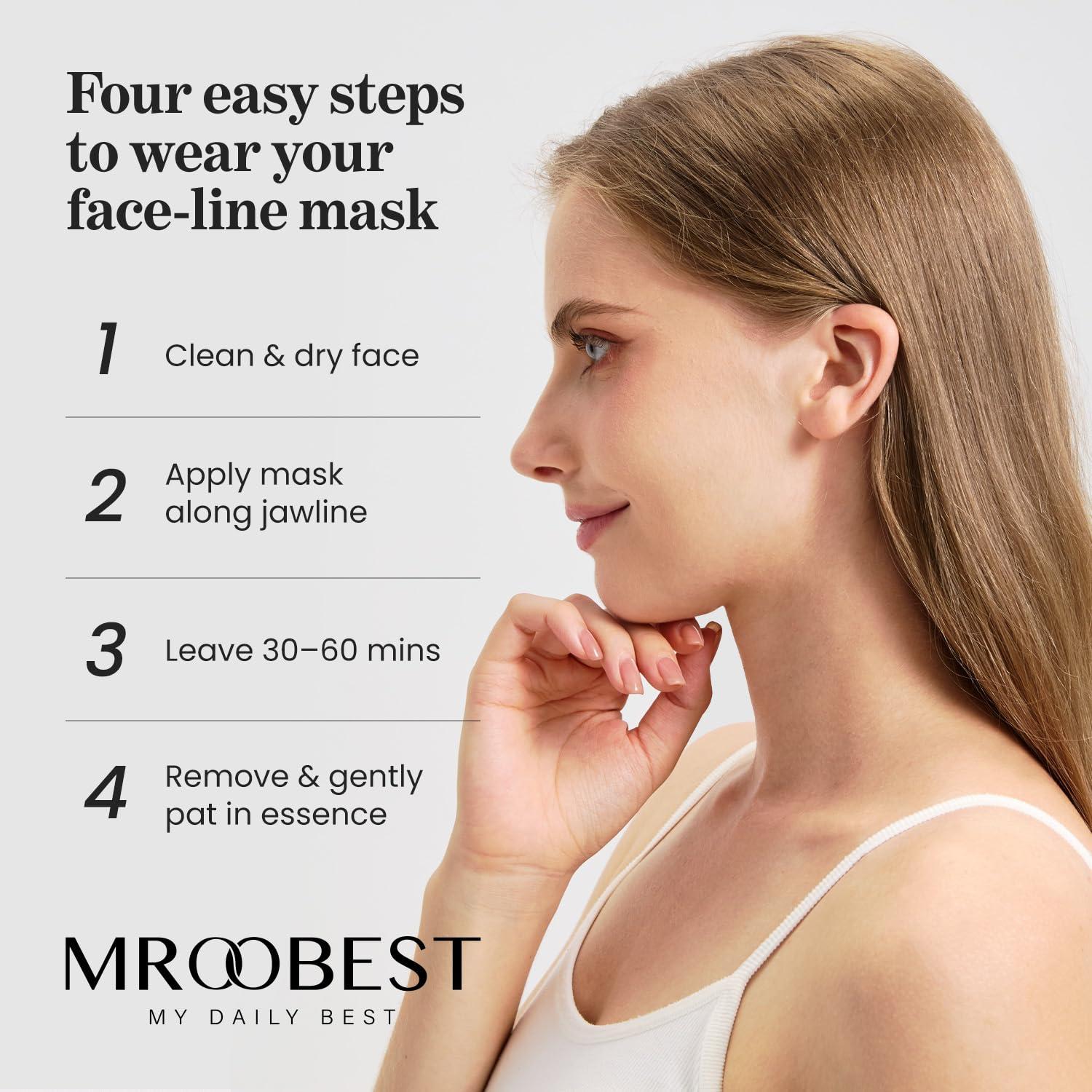 Mascarilla V Line Lifting Mroobest con Oro Rosa - 7 Unidades