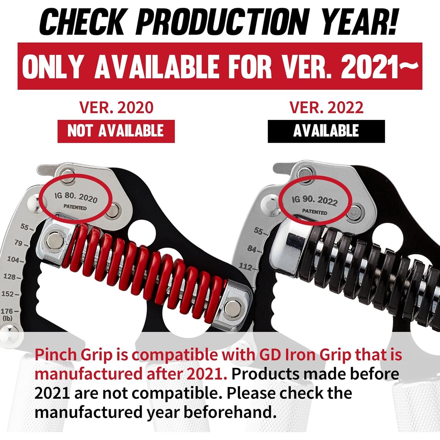 Pinch Grip GD para IRON GRIP EXT 80/90 - Agarrador de Mano