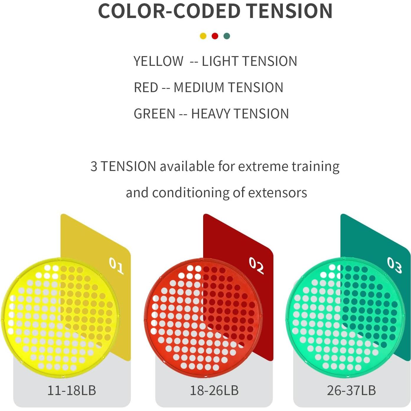 Red de Ejercicio de Mano ZHIAMZ - Fortalecedor de Agarre 36 cm