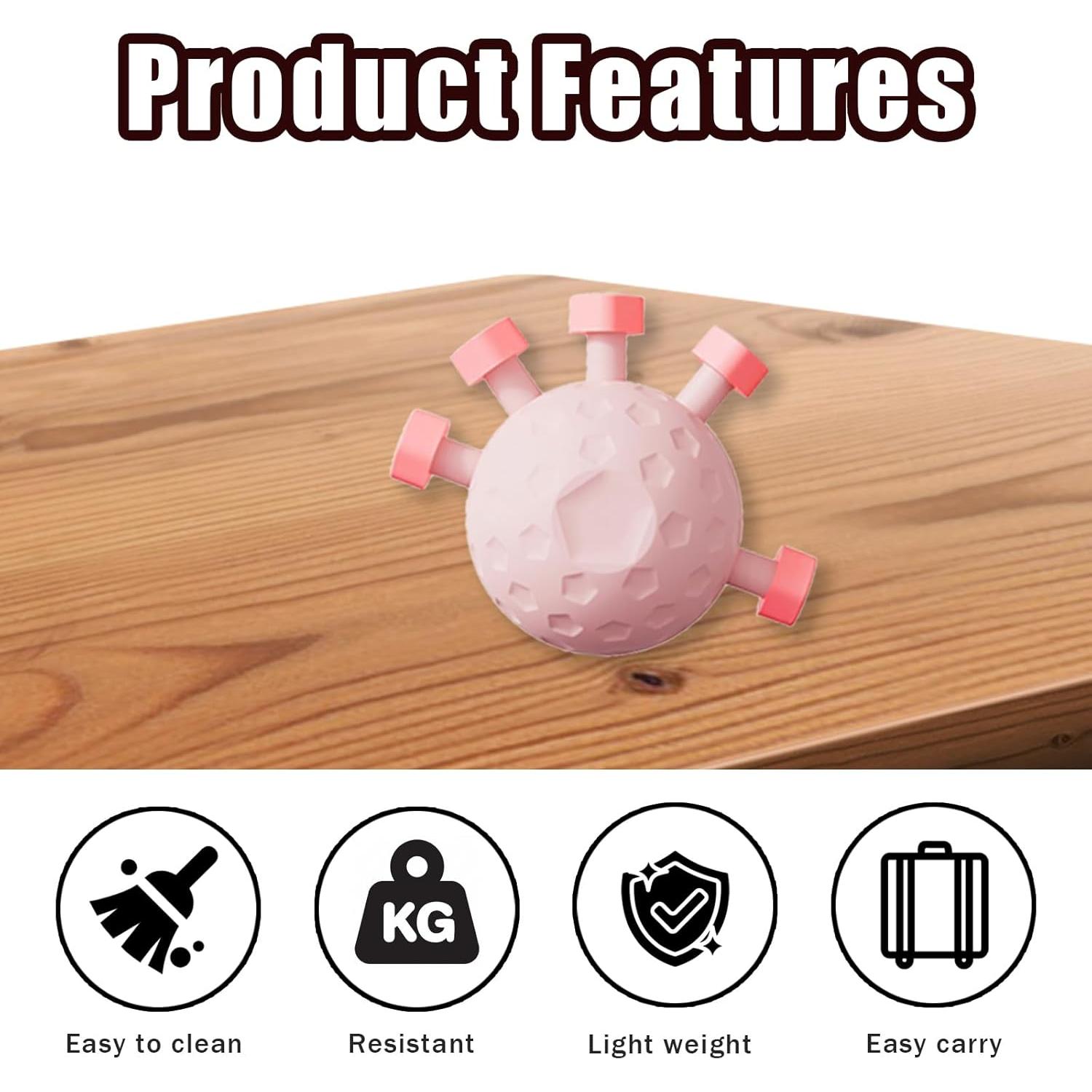 Fortalecedor de Agarre de Dedos Eastrpupira Rosa 0.14 kg