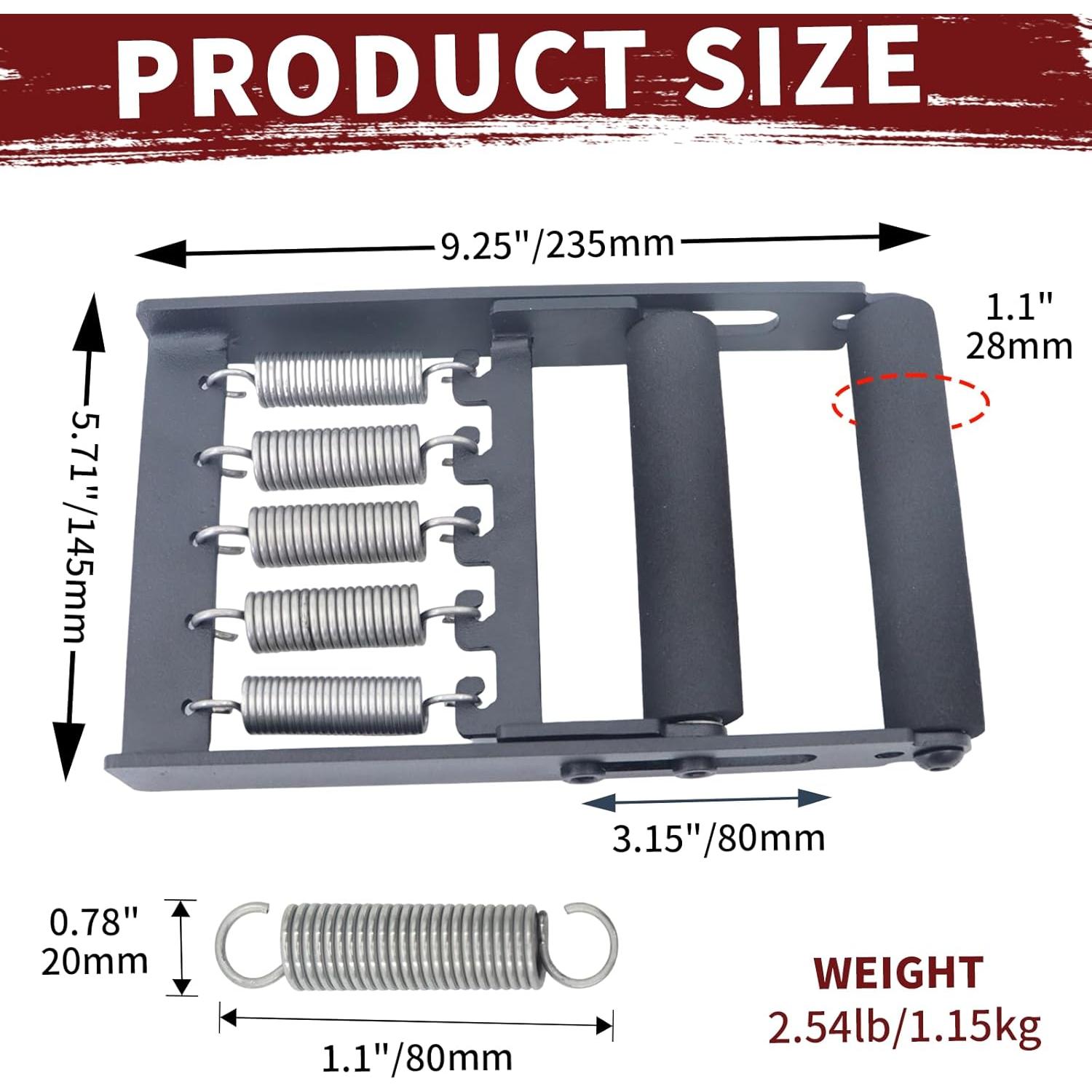 Fortalecedor de Agarre CONBUT 75kg Ajustable Profesional