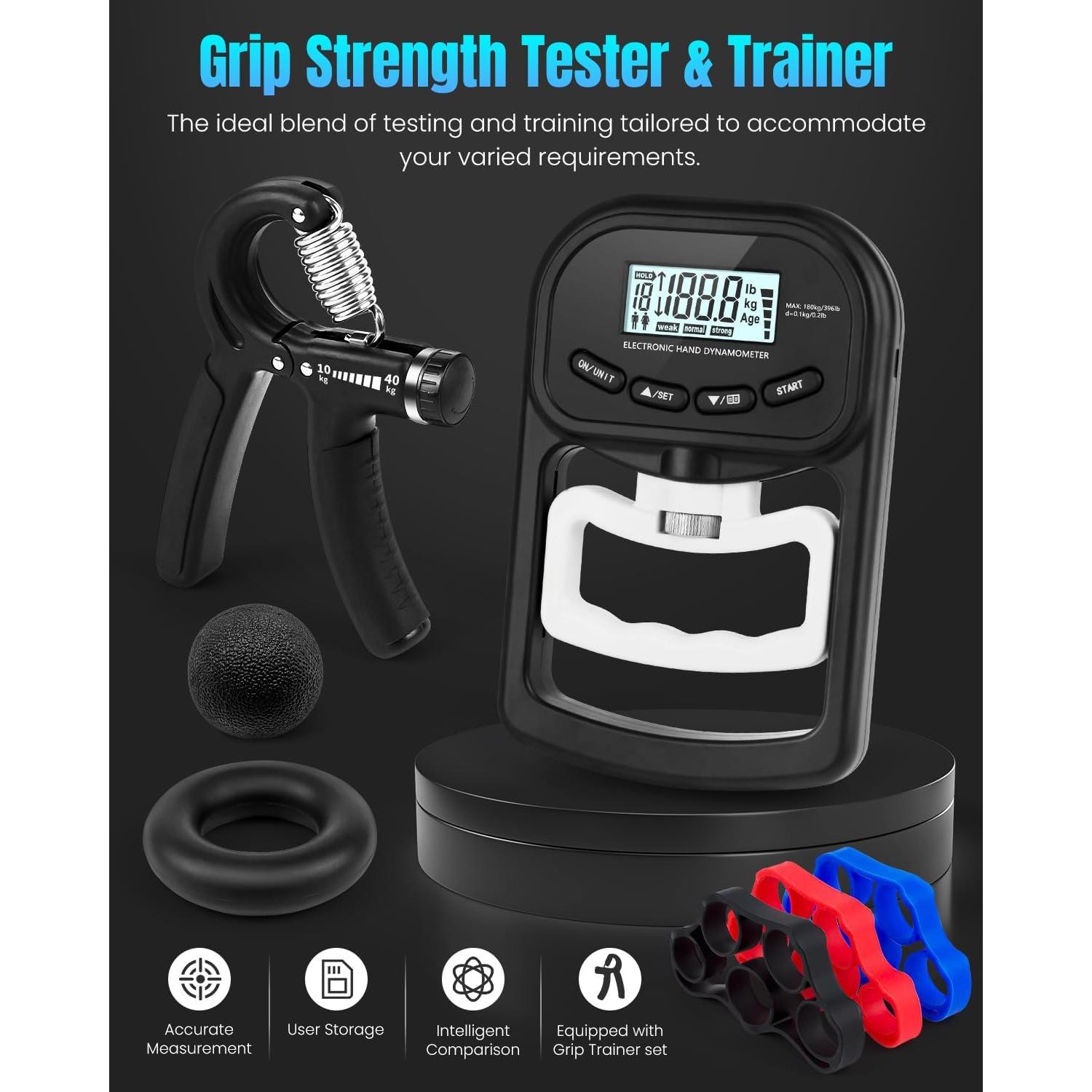 Entrenador de Fuerza de Agarre IMENSEAS 7 Pack Ajustable