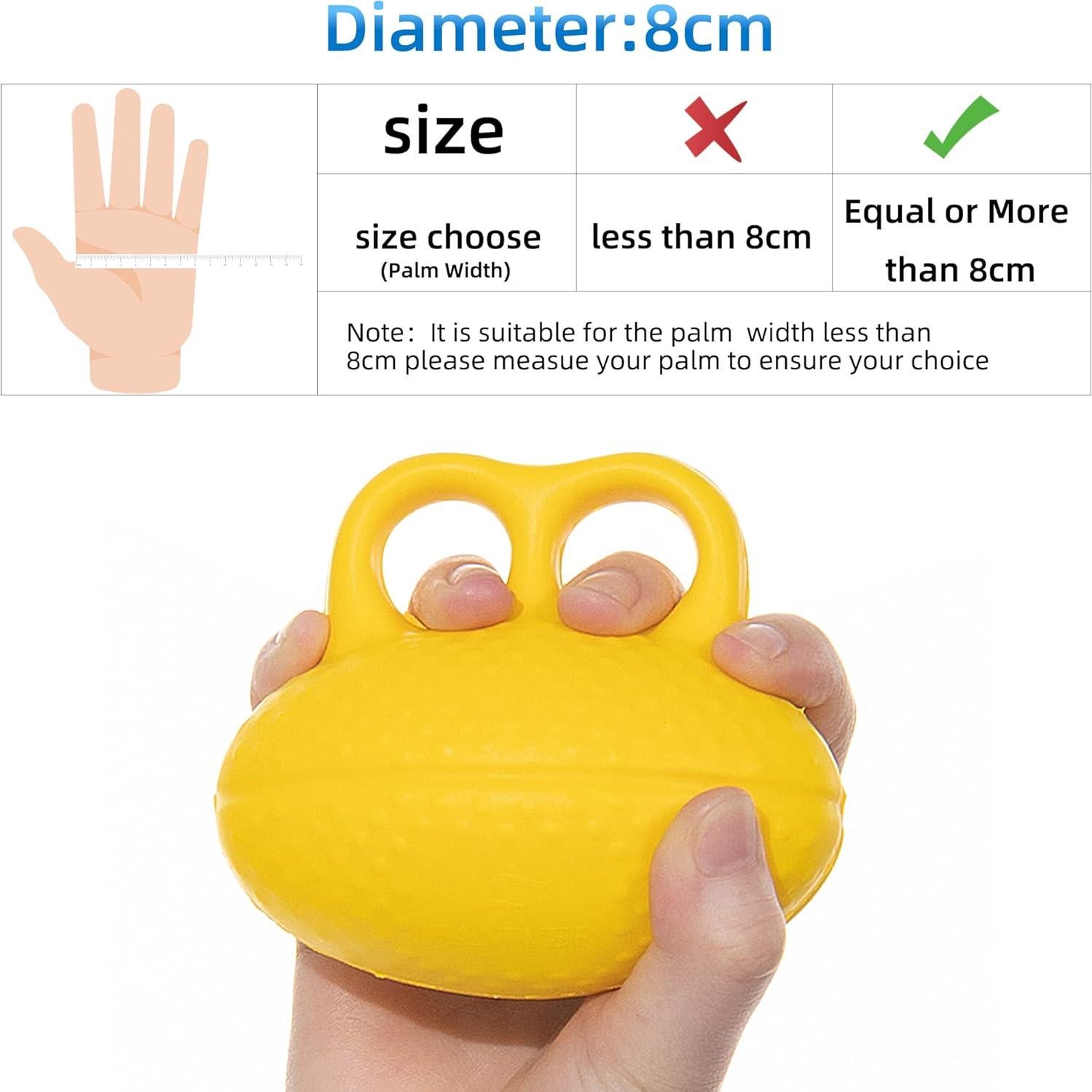 Pelotas de Ejercicio para Manos Fanwer 2pc Antiestrés