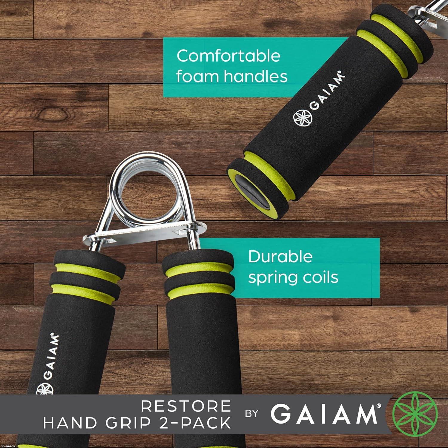 Agarre de Mano Gaiam Restore 2-Pack Resistencia Media