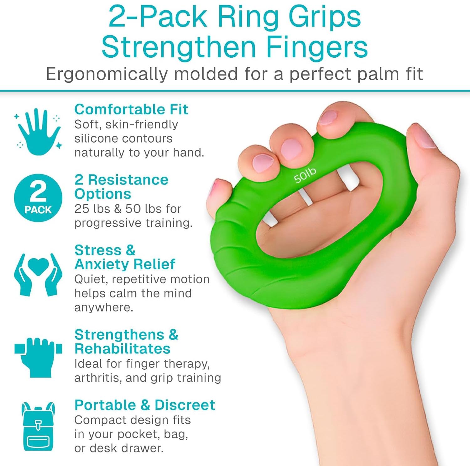 Anillo de Ejercicio Vive - Fortalecimiento Mano y Antebrazo