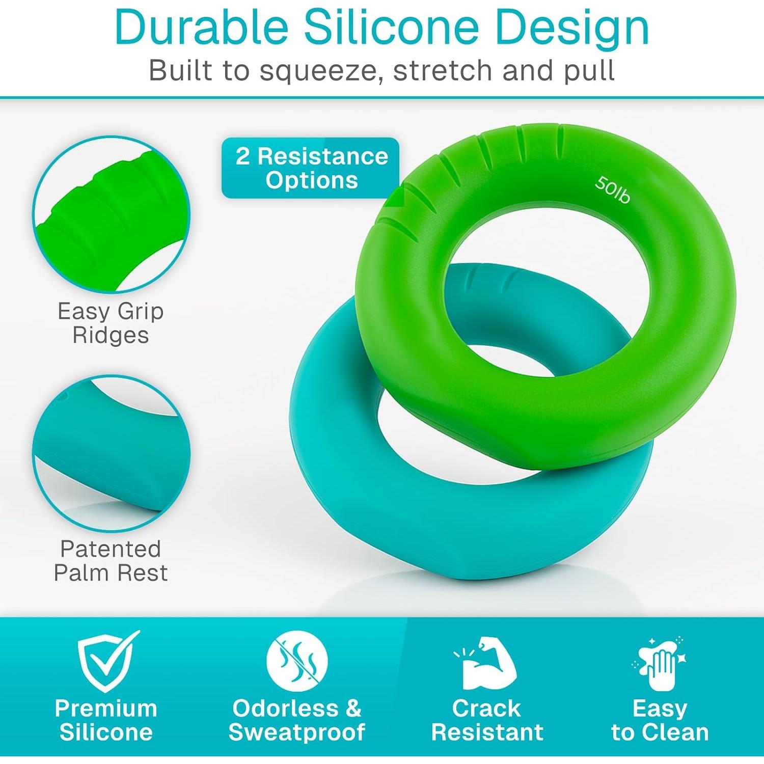 Anillo de Ejercicio Vive - Fortalecimiento Mano y Antebrazo