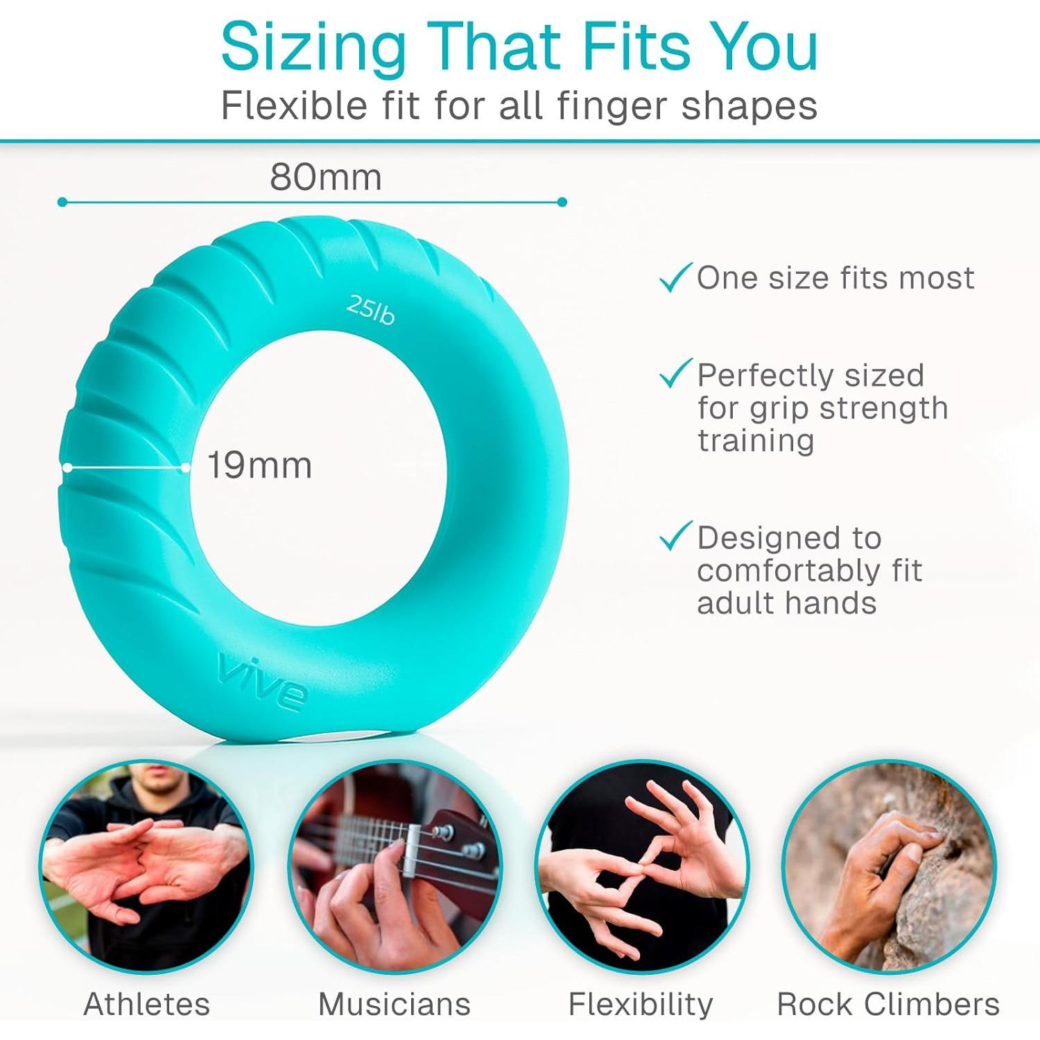 Anillo de Ejercicio Vive - Fortalecimiento Mano y Antebrazo