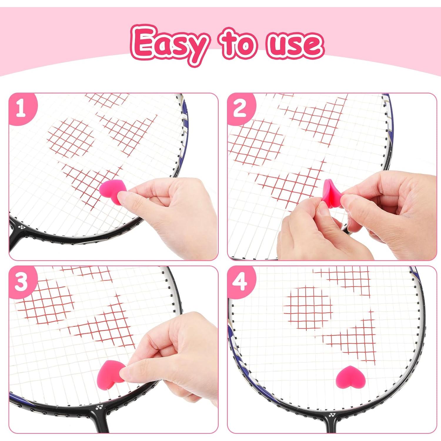 Amortiguadores de Silicona Lusofie para Raquetas de Tenis - 16 Pcs