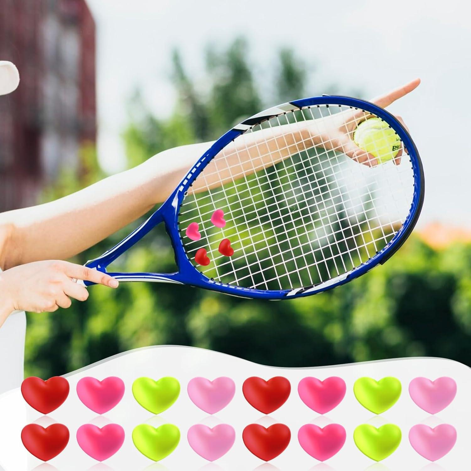 Amortiguadores de Silicona Lusofie para Raquetas de Tenis - 16 Pcs