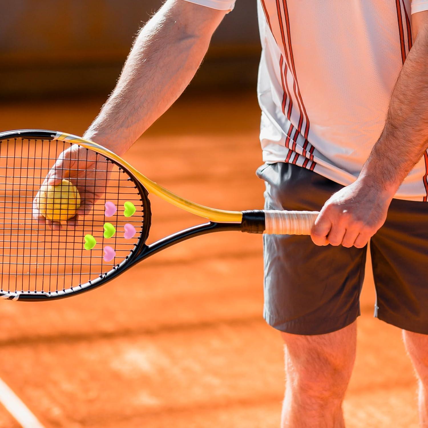 Amortiguadores de Silicona Lusofie para Raquetas de Tenis - 16 Pcs