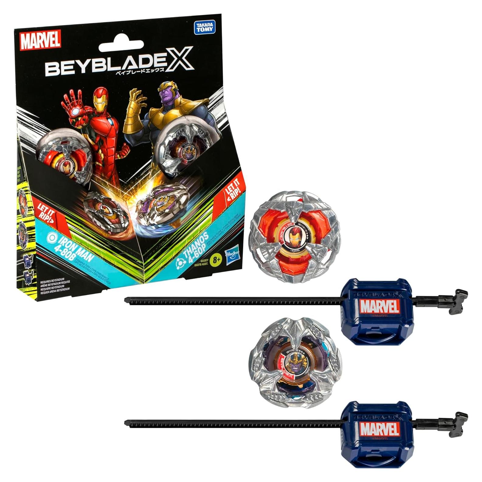 Beyblade BBX Iron Man vs Thanos Multipack - Hasbro