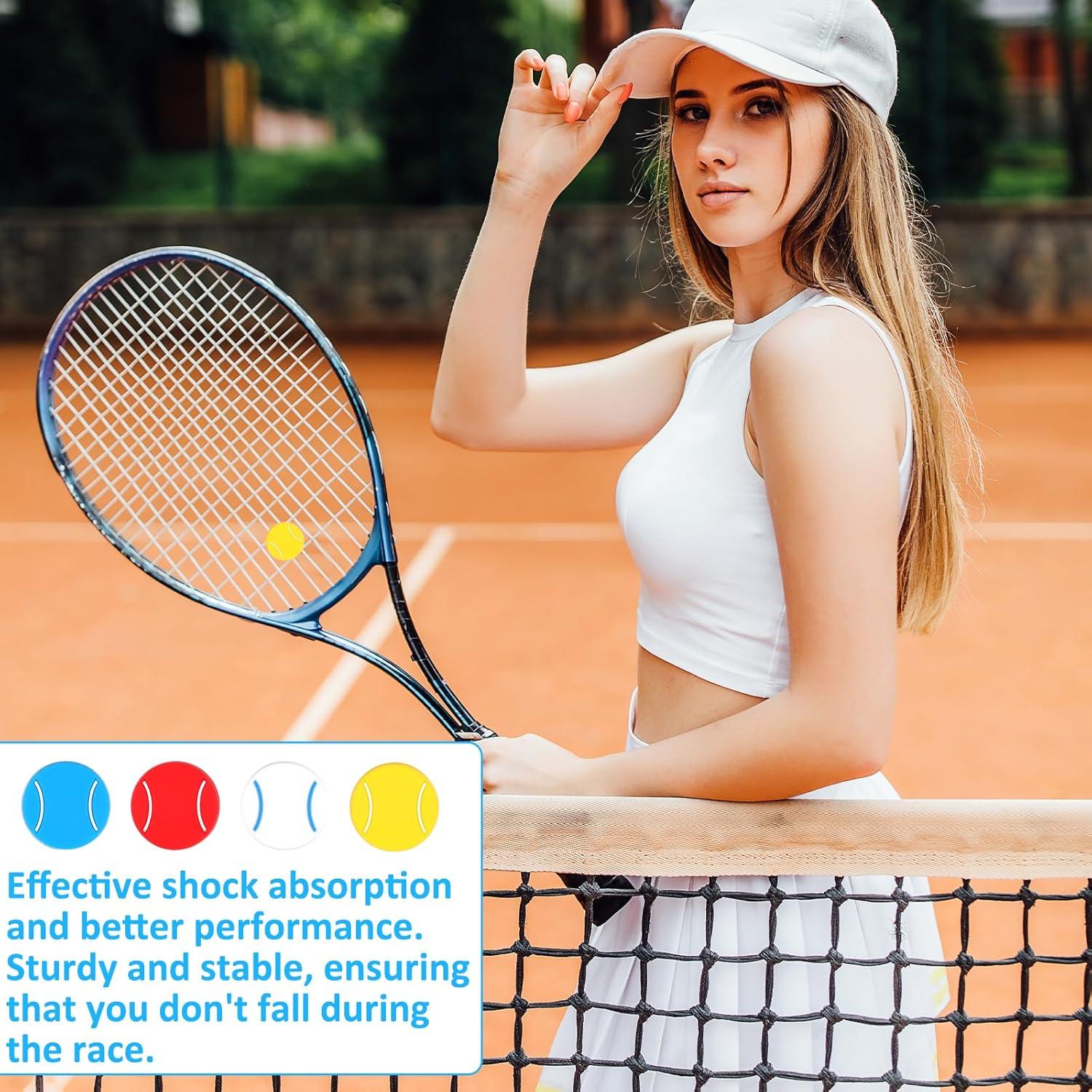 16 Amortiguadores de Vibración para Raquetas de Tenis LIQWEI