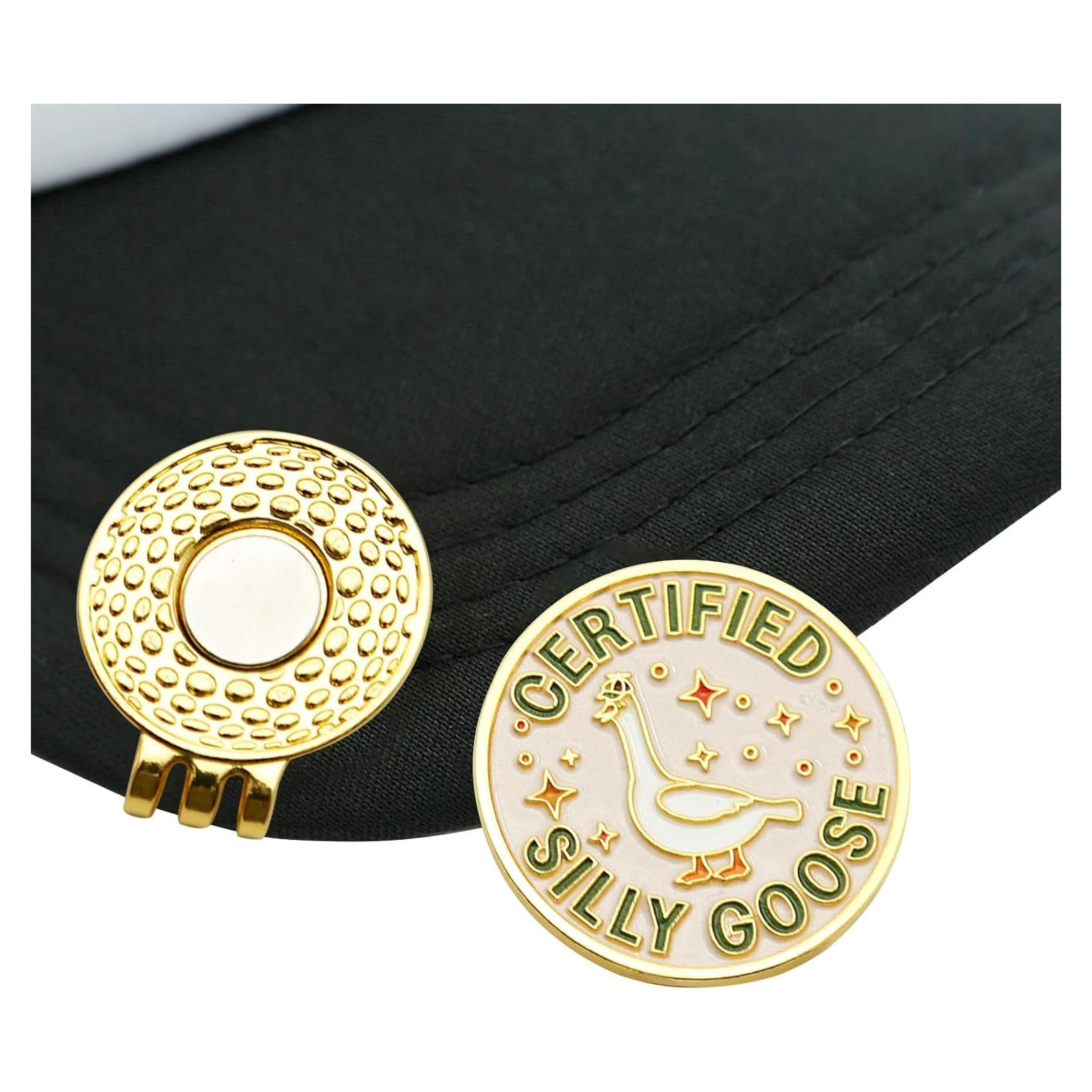 Marcador de Pelota de Golf WUSUTE Divertido con Clip Magnético