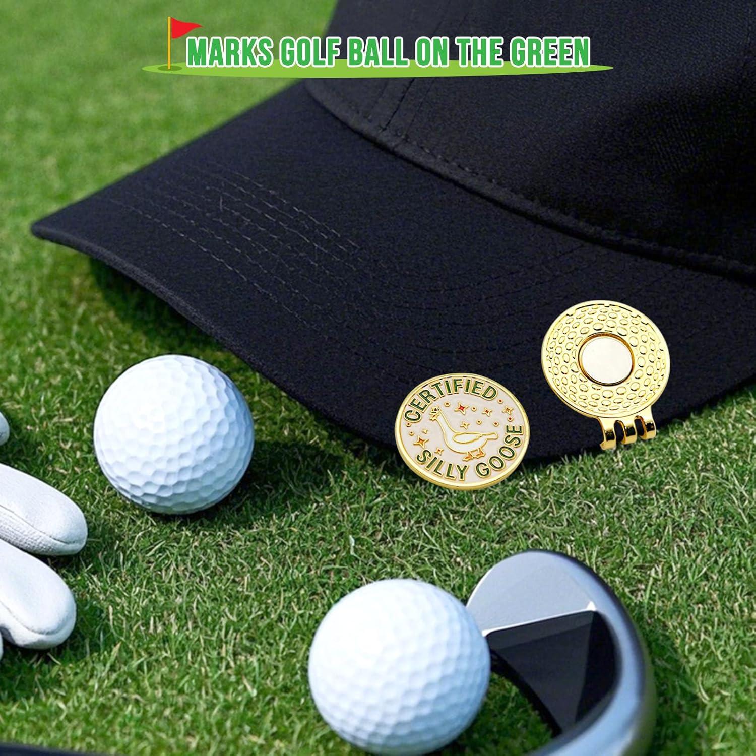 Marcador de Pelota de Golf WUSUTE Divertido con Clip Magnético