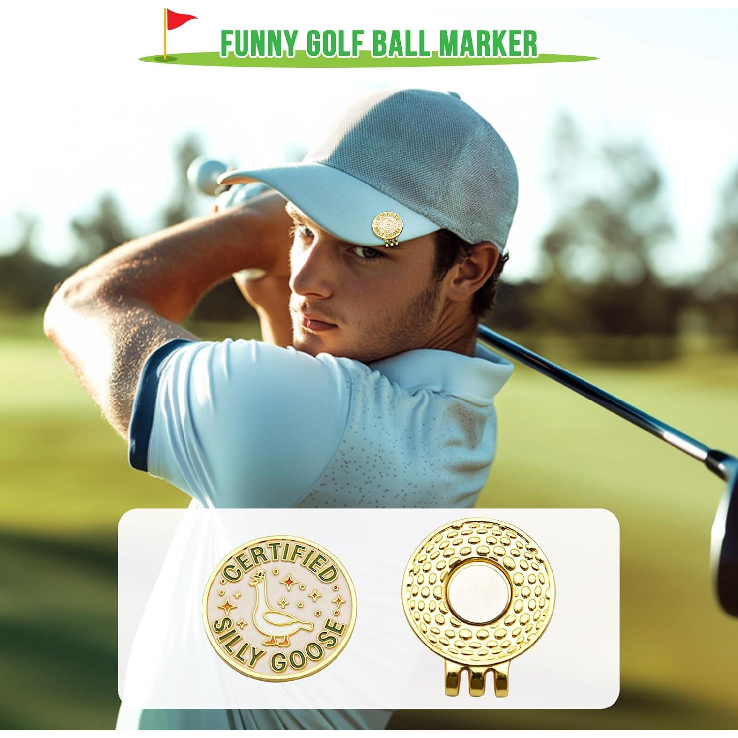 Marcador de Pelota de Golf WUSUTE Divertido con Clip Magnético