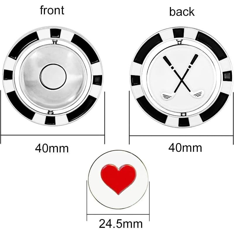 Conjunto de Accesorios de Golf PINMEI con Fichas y Marcadores