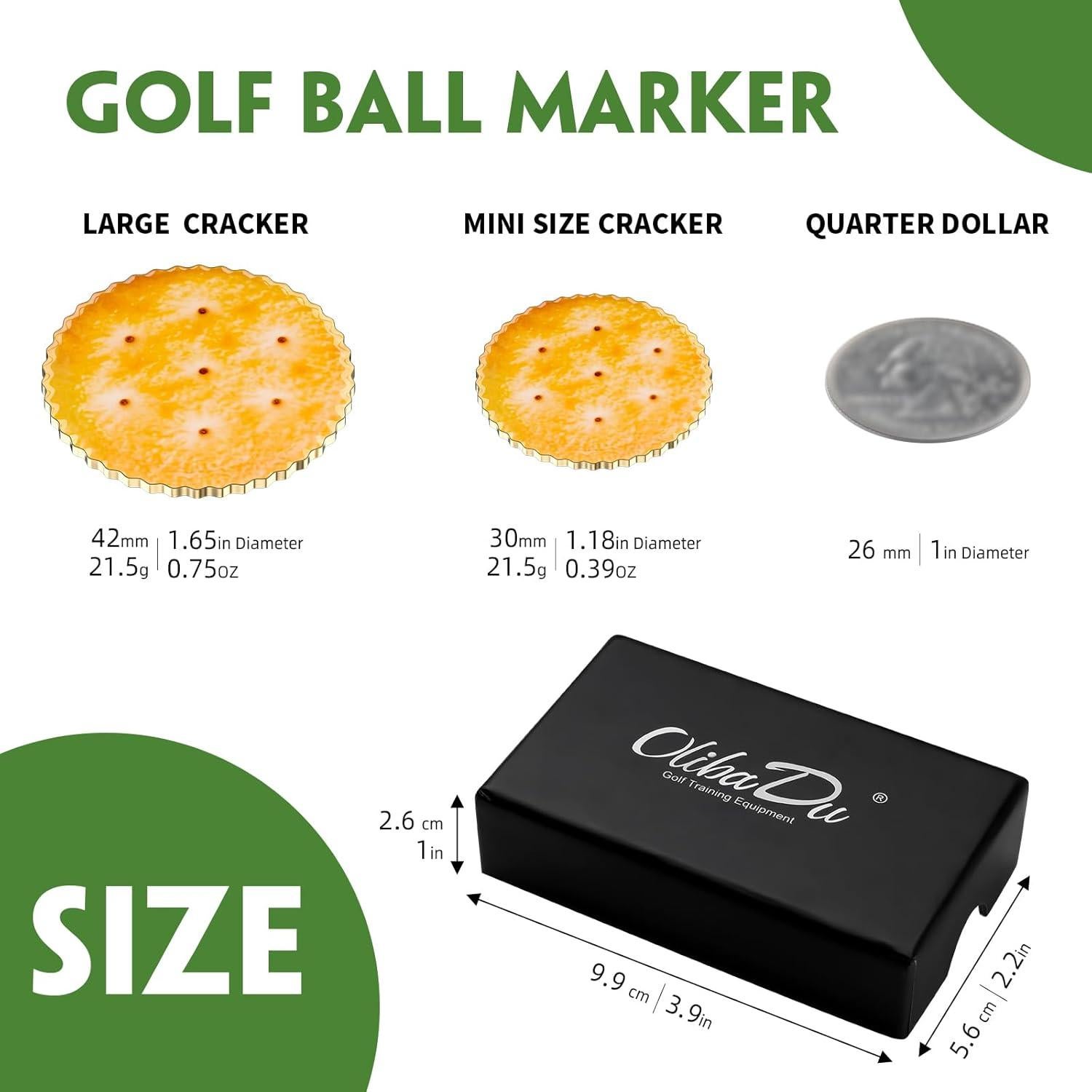 Marcador de Pelota de Golf OlibaDu Cookie Ks - Diseño Gilmore