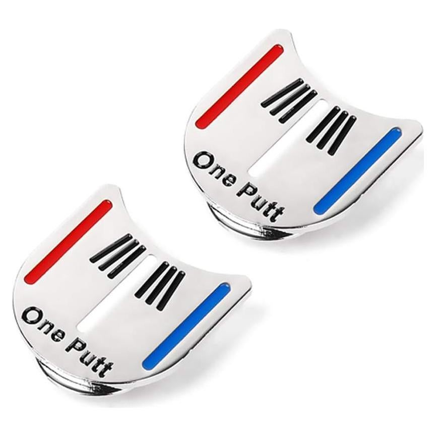 Marcador de Bola de Golf STONCEL 2PC con Clip Magnético