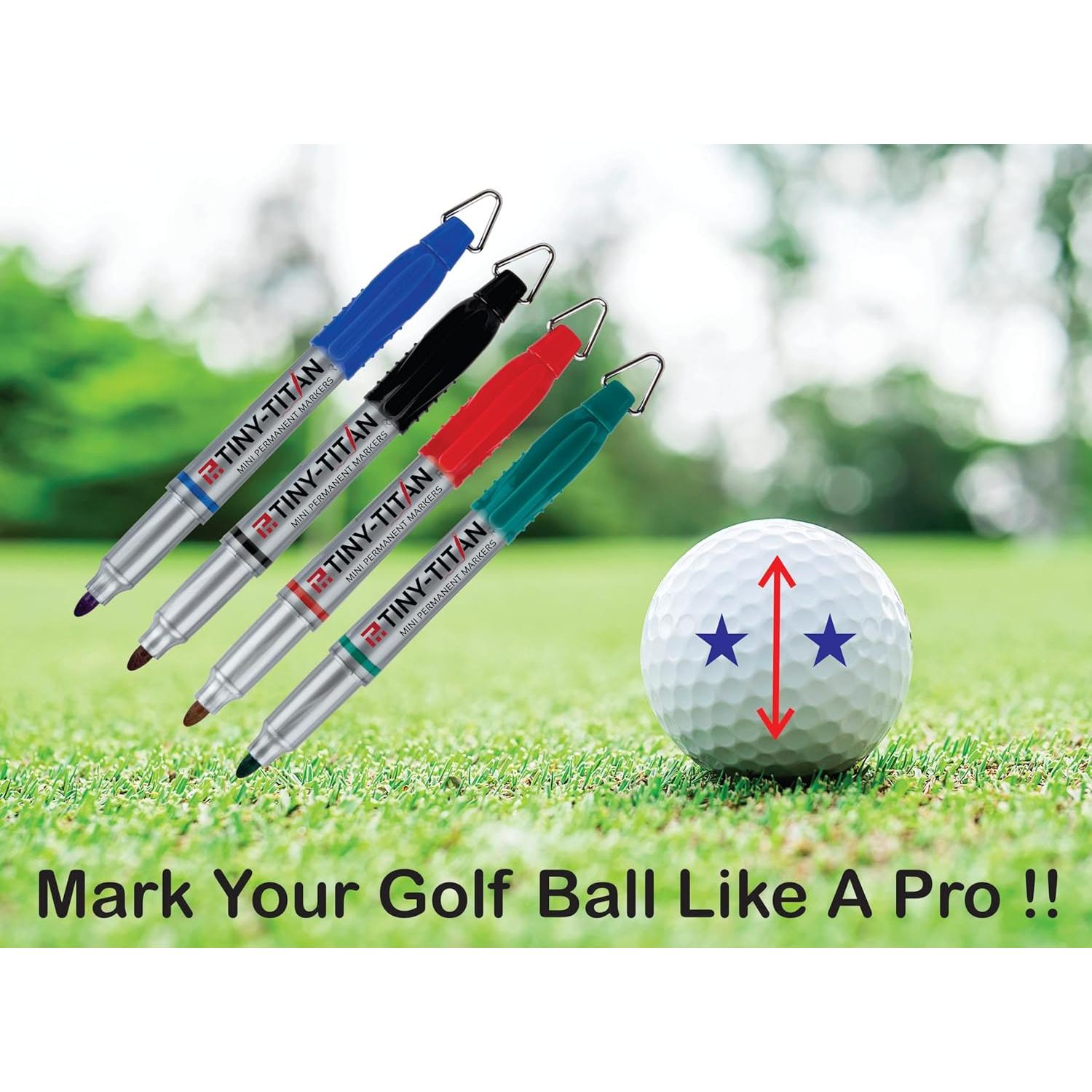 Marcadores Permanentes Mini Tiny-Titan - 6 Colores Caribeños