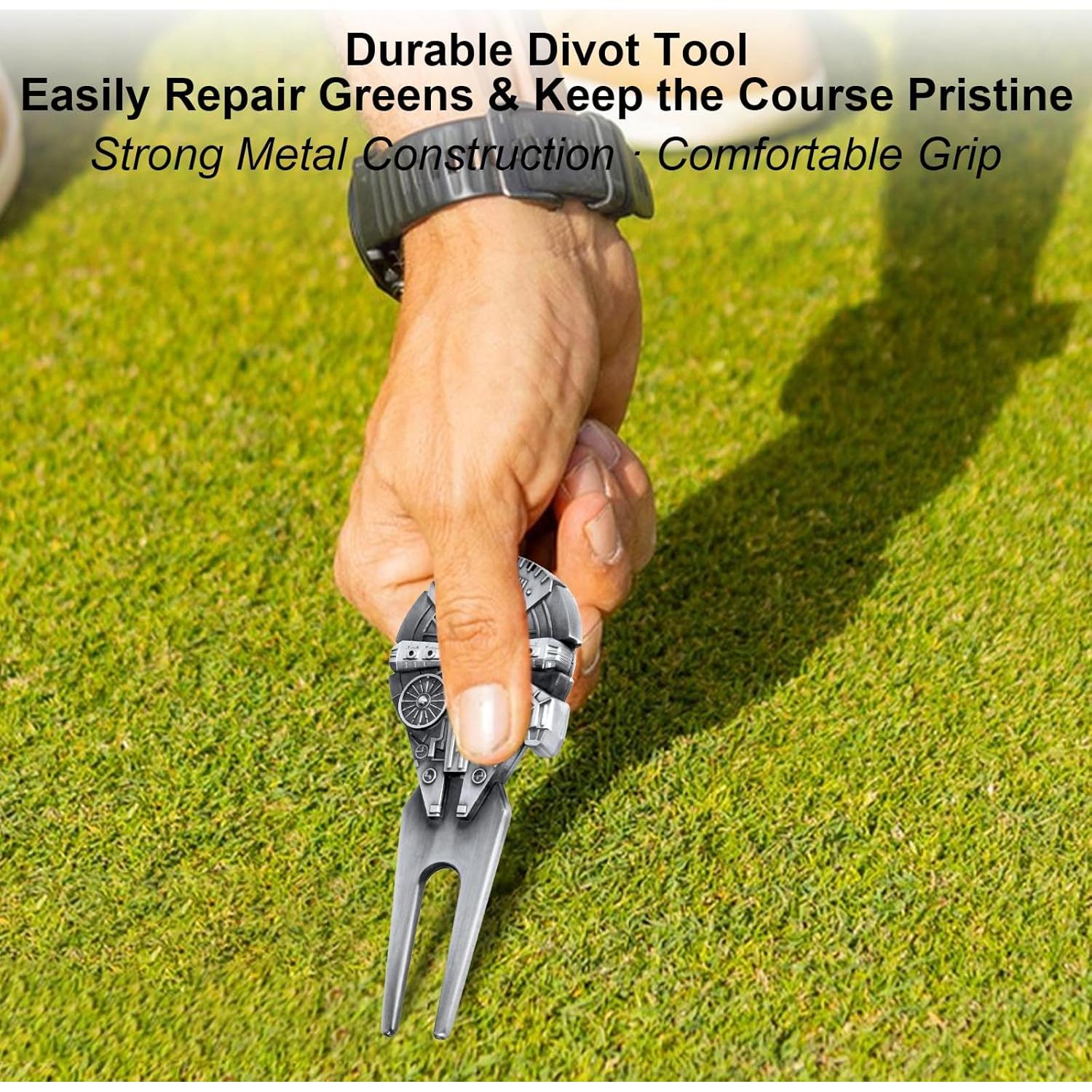 Herramienta de Divot de Golf AVIKURA con Marcador y Clip