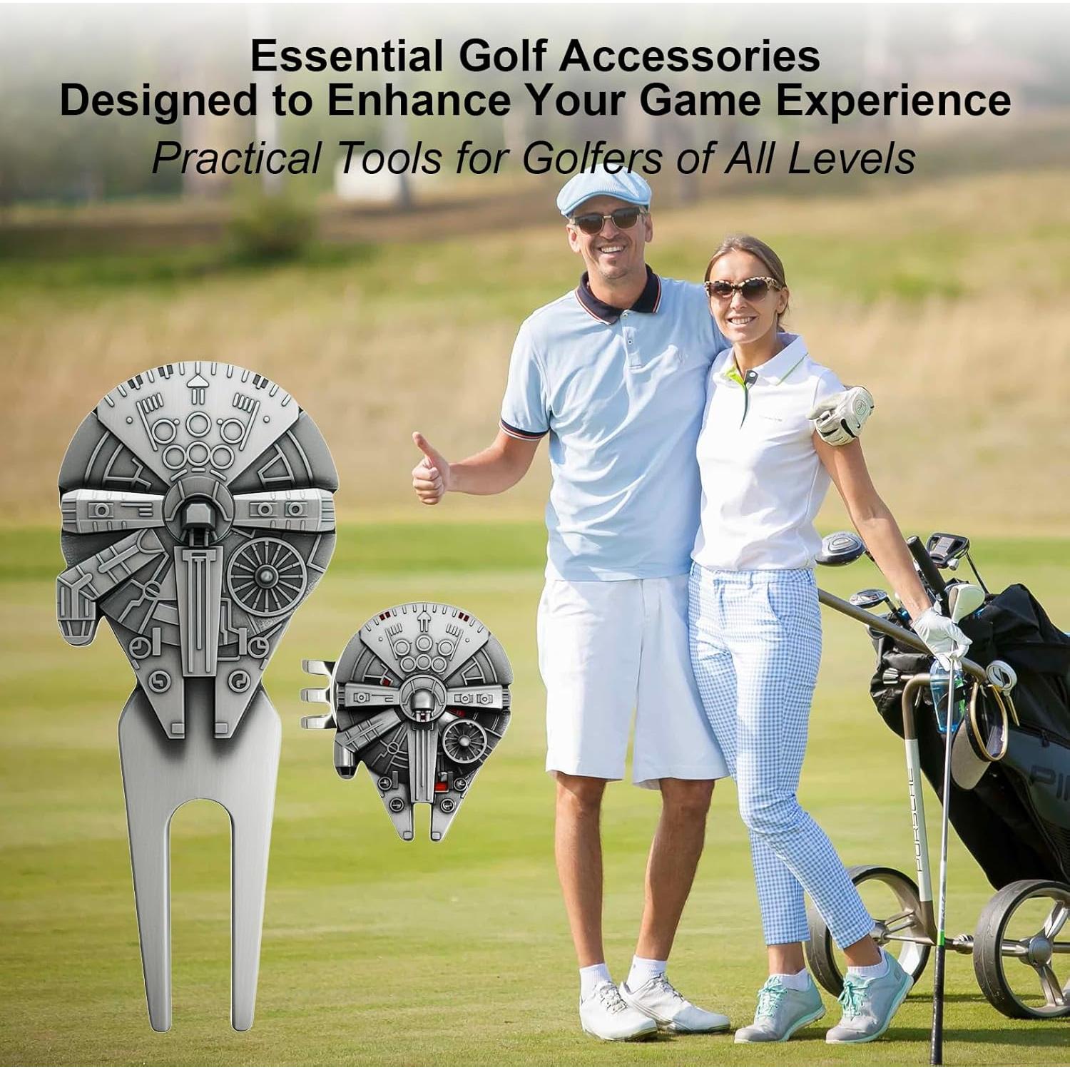 Herramienta de Divot de Golf AVIKURA con Marcador y Clip