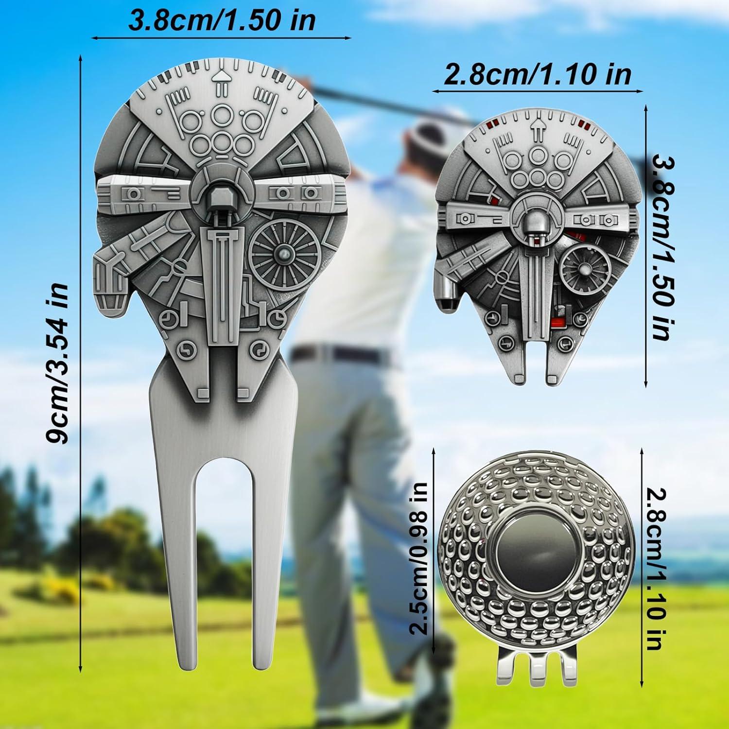 Herramienta de Divot de Golf AVIKURA con Marcador y Clip