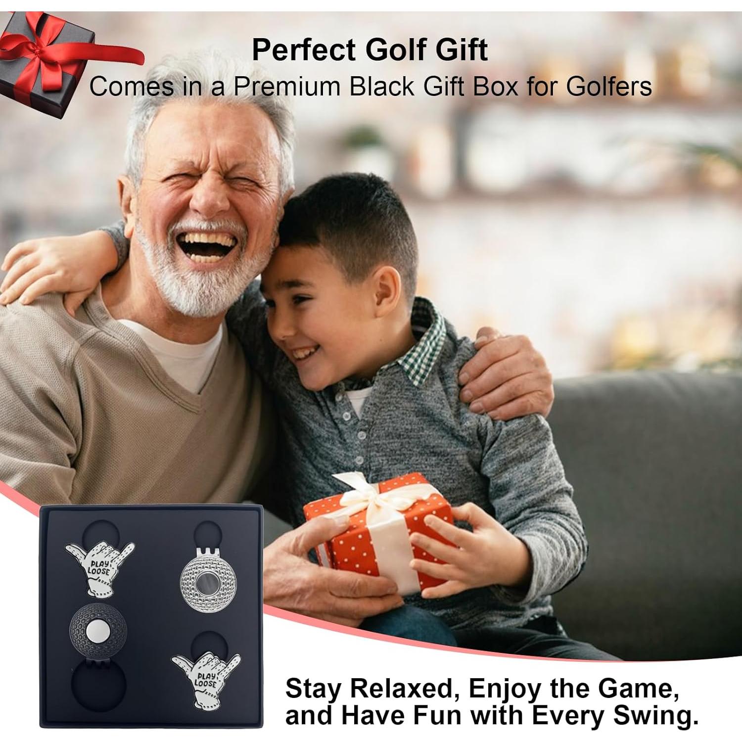 Set de Marcadores de Pelota de Golf AVIKURA con Clip Magnético