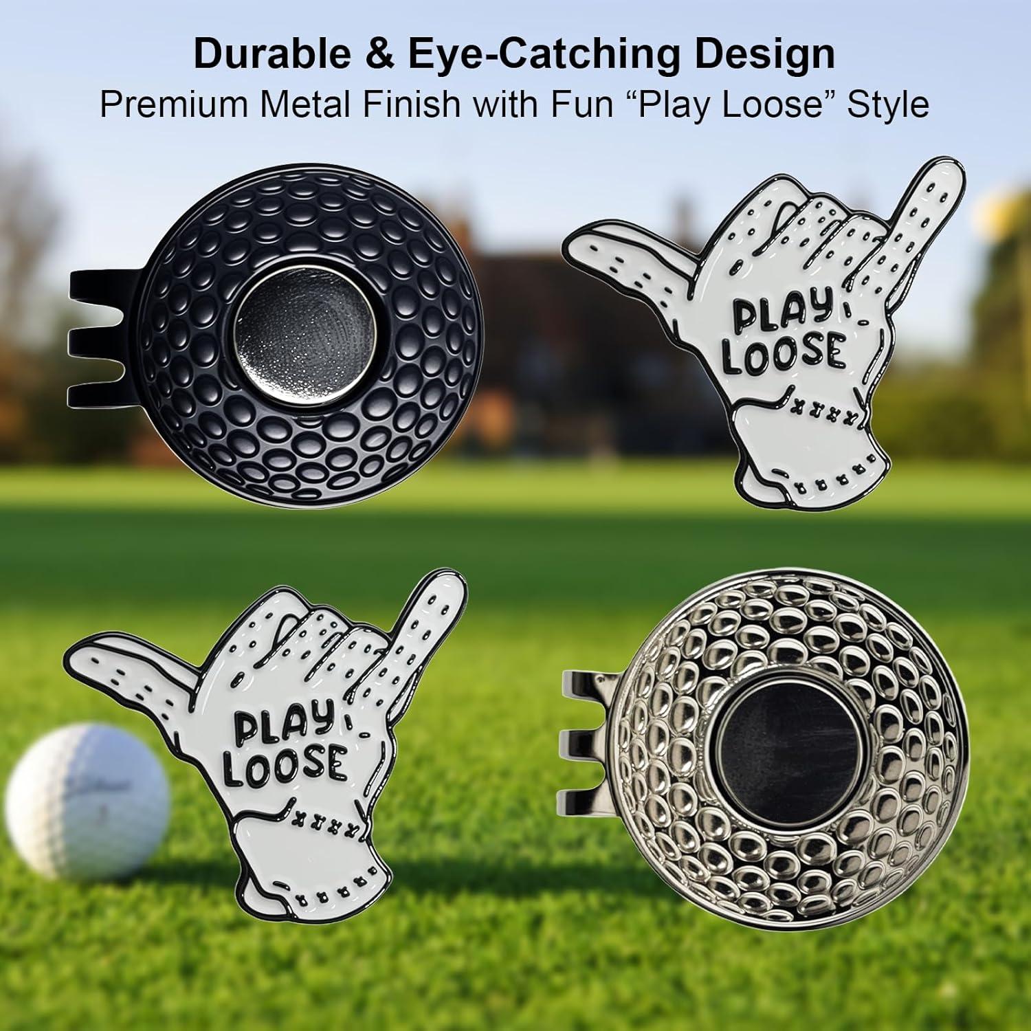 Set de Marcadores de Pelota de Golf AVIKURA con Clip Magnético