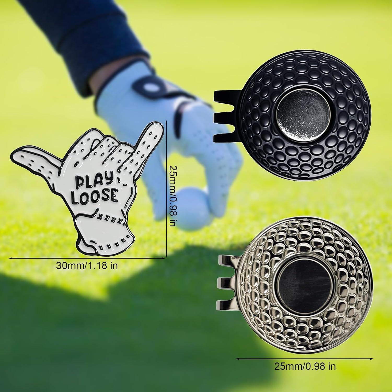 Set de Marcadores de Pelota de Golf AVIKURA con Clip Magnético